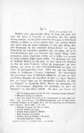 1713. Nr. 1-34