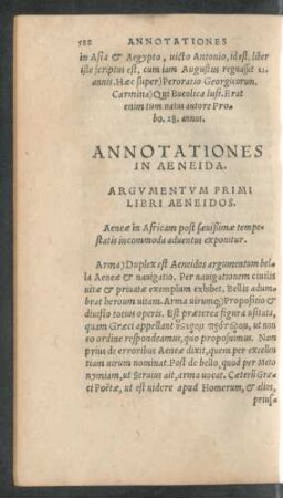 Argumentum Primi Libri Aeneidos.