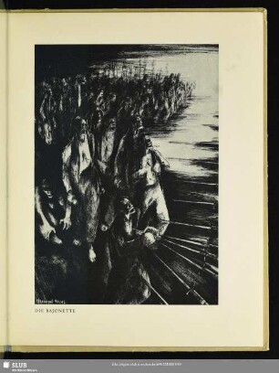 Die Bajonette : Illustration zu "Germinal" von Emile Zola