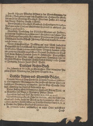 Teutsches Rechts-Buch.