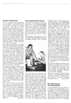 Ein ungewöhnlicher Basar!