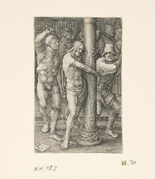 Geißelung Christi, Blatt 6 der Folge "Passion"