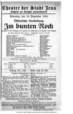 Im bunten Rock