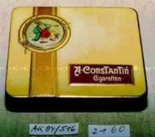 Blechdose für "A. ConsTanTin Cigaretten"