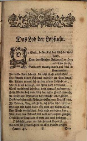 Belustigungen des Verstandes und Witzes. 1742, Juli - Sept.
