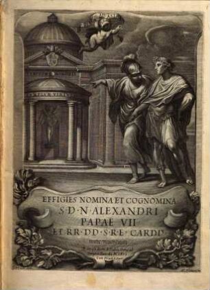 Effigies Nomina Et Cognomina S. D. N. Alexandri Papae VII. Et RR. DD. S. R. E. Cardd. nunc viuentium