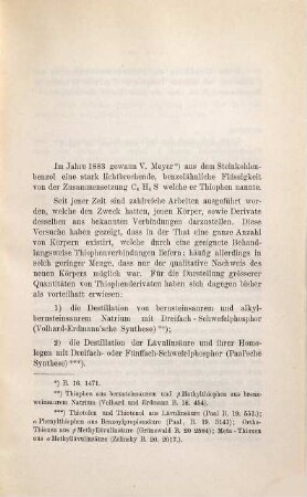 Ueber Beta Aethylthiophen und einige Derivate desselben