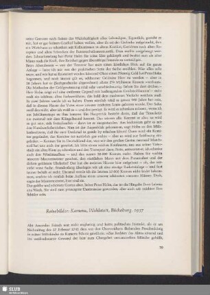 Reisebilder: Kamenz, Wahlstatt, Bückeburg. 1937