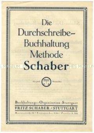 Durchschreibe-Buchhaltungsmethode