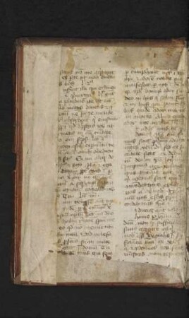 Fragment: Lectionarium (15. Jh., s.a. hinterer Spiegel u. Bll. I, 324)