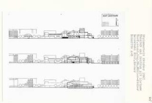 Theater und Zentrum Alt-Lietzow, Berlin-Charlottenburg (Diplomarbeit bei Willy Kreuer): Schnitte
