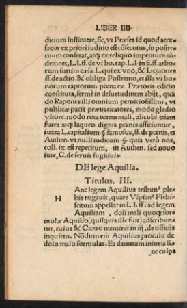 De lege Aquilia. Titulus. III.