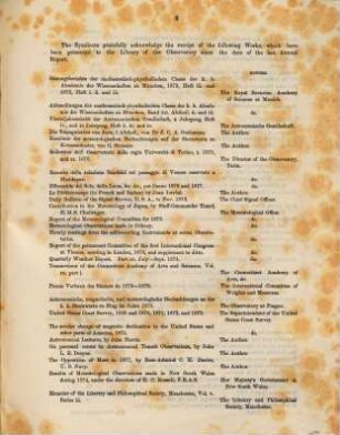 Report of the Observatory Syndicate. 1876/77