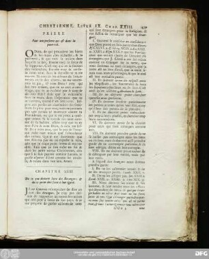 Chapitre XXIII. De ce que doivent faire des Etrangers; & de ce qu'on doit faire à leur égard.