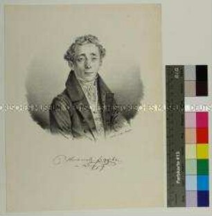 Porträt des Buchhändlers Heinrich Franke aus Leipzig