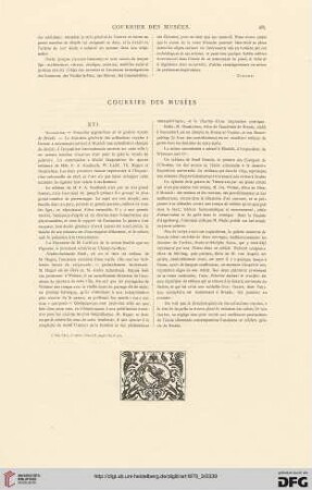 Courrier des musées