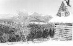 Winterlandschaft am DDR-Tourismusort Zakopane in der Hohen Tatra (Karpaten) in Polen