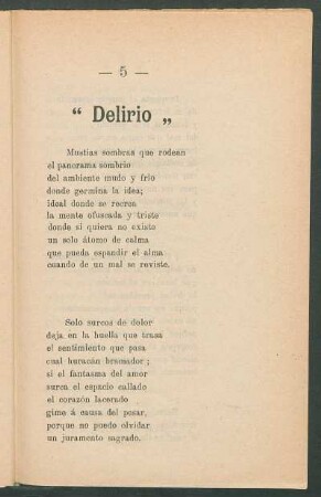"Delirio"