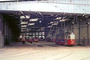 Hamburg: Straßenbahndepot