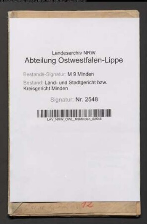 Ablösungsrezeß zwischen Regierungsassessor von Oheimb (Gut Holzhausen) und Georg Gleich und Genossen zu Petershagen.