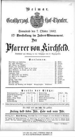 Der Pfarrer von Kirchfeld