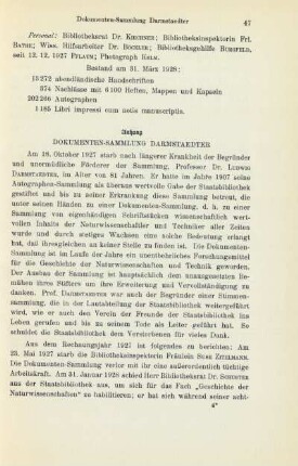 Anhang Dokumenten-Sammlung Darmstaedter