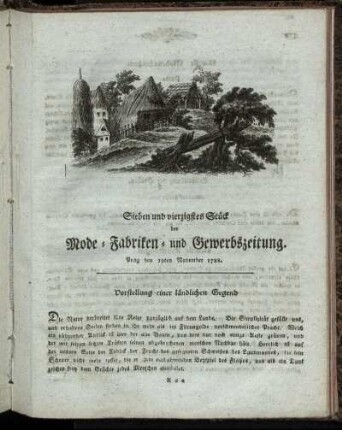 Sieben und vierzigstes Stück. Prag den 19ten November 1788.