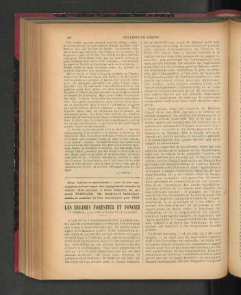 Les Regimes Forestier Et Foncier.
