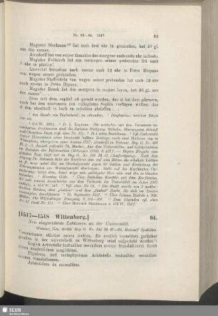 64. [1517-1518. Wittenberg]