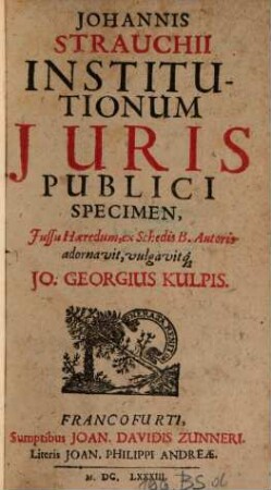 Institutionum iuris publici specimen