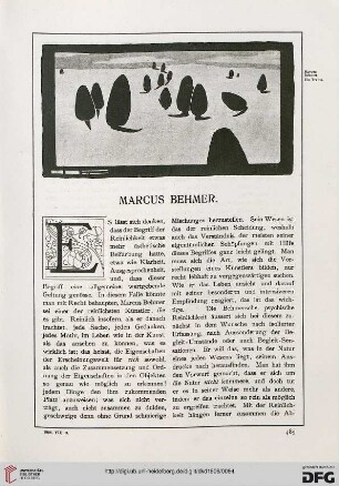 Marcus Behmer