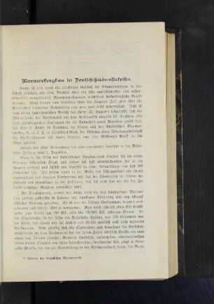 Marmorbergbau in Deutsch-Südwestafrika.