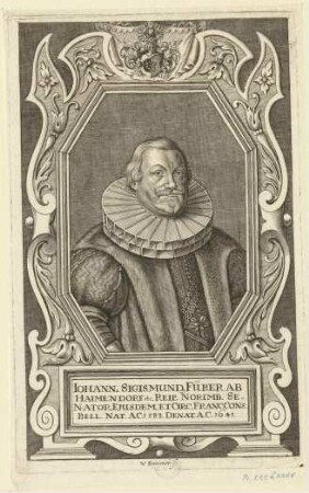 Johann Sigismund Fürer, Ratsherr und Kriegsrat des Fränkischen Kreises; geb. 1583; gest. 1641