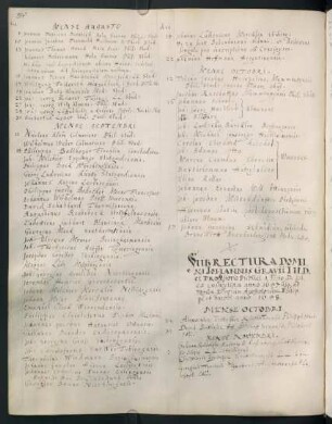 Winterhalbjahr 1657/1658. Rektorat Johann(es) Grave/Gravius