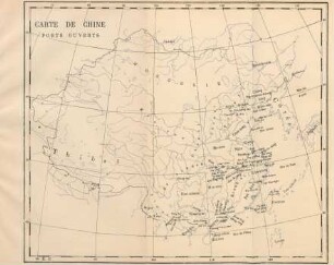 Carte de Chine: Ports ouverts
