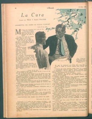 La cura : Fragmentos del diario de Susana D'Affady