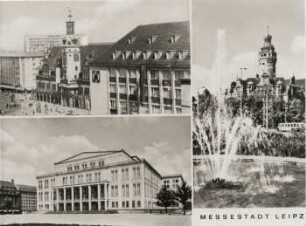 Messestadt Leipzig: Altes Rathaus, Oper am Karl-Marx-Platz, Neues Rathaus