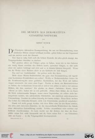 4: Die Museen als dekoratives Gesamtkunstwerk