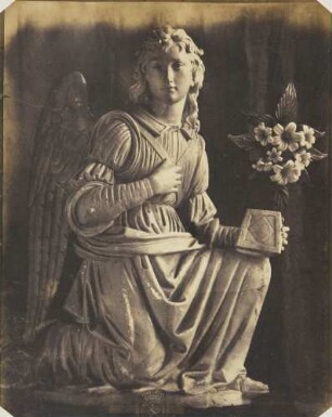 Engelstatue von Luca della Robbia, ein Viertel Naturgröße, 15. Jahrhundert