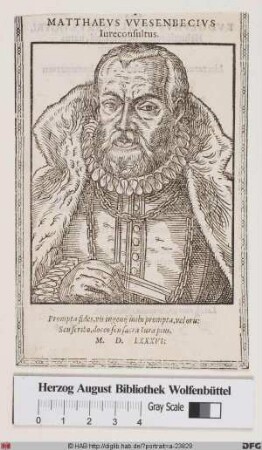 Bildnis Matthäus Wesenbeck d. Ä.
