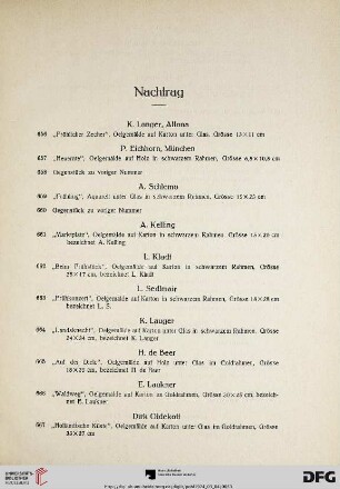 Nachtrag (Nr. 656-683)
