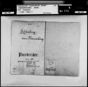 Schömberg (Lkr. Calw) und Filialen: Pfarrbeschreibungen