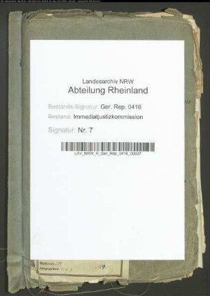 Bürgerliche Verhältnisse der Juden in der Rheinprovinz.