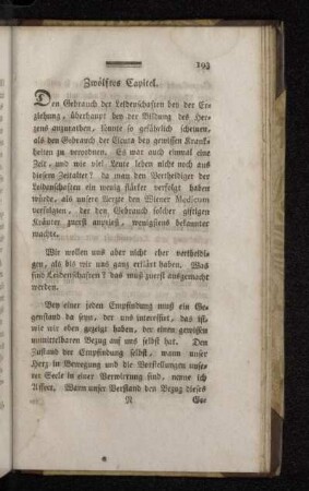 Zwölftes Capitel.