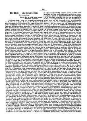 Die Schule - eine Friedensstätte : (zur Preisbewerbung) ; (Schluß folgt)