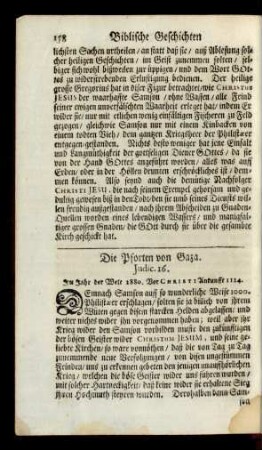Die Pforten von Gaza. Judic. 16.
