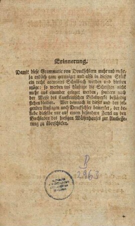 Erinnerung