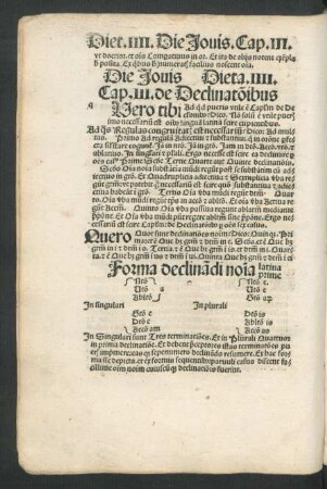 Cap. III. de Declinat[i]o[n]ibus