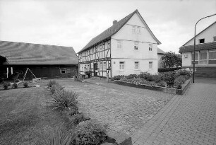 Fachwerkhaus (Fachwerkhaus); Burghaun, Hauptstraße 40