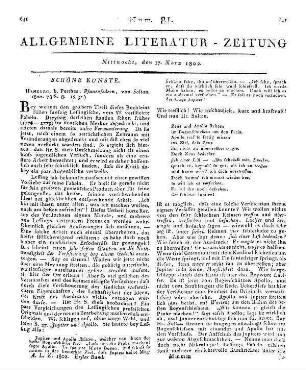 Soltau, D. W.: Pfauenfedern. Hamburg: Perthes 1800